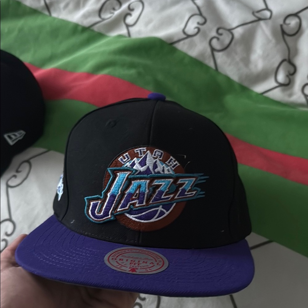 Utah Jazz Black and Purple Cap